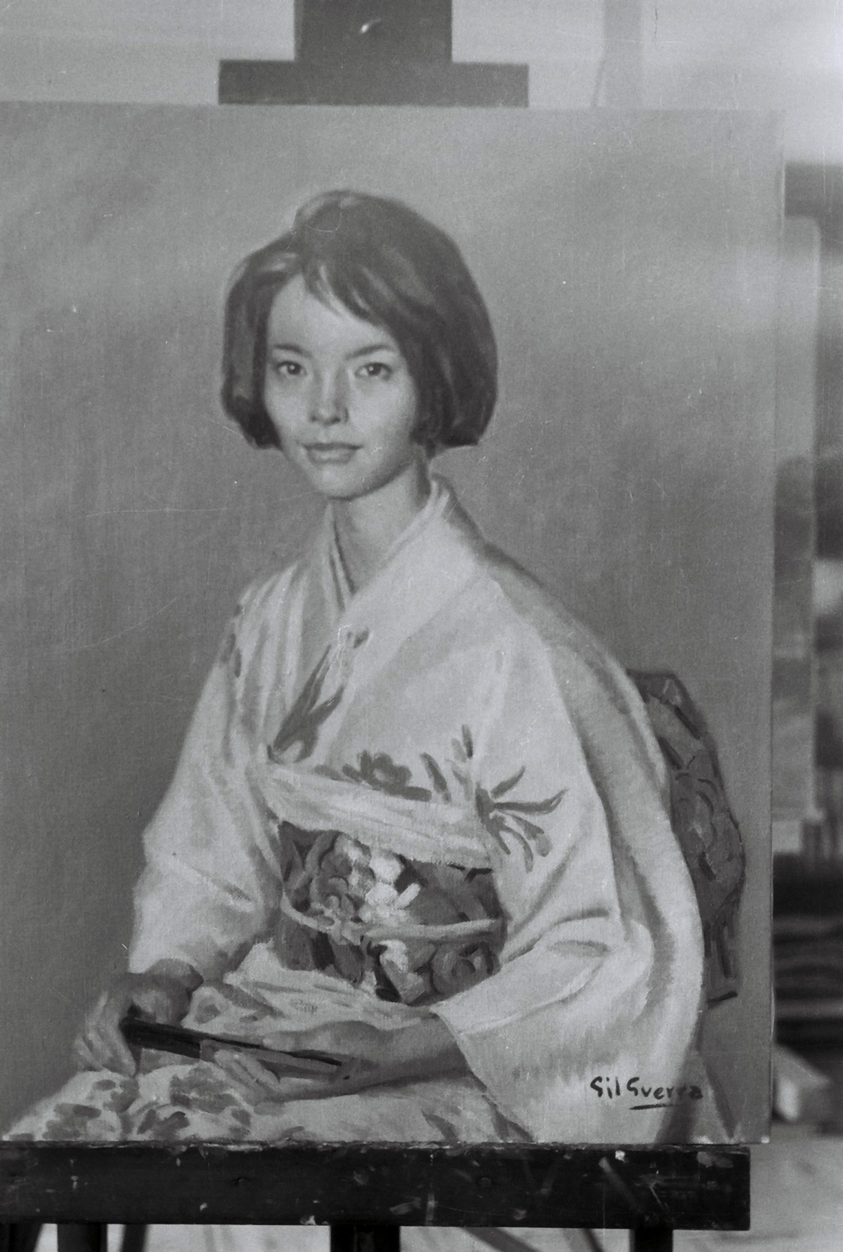 Retrato de mujer japonesa, null