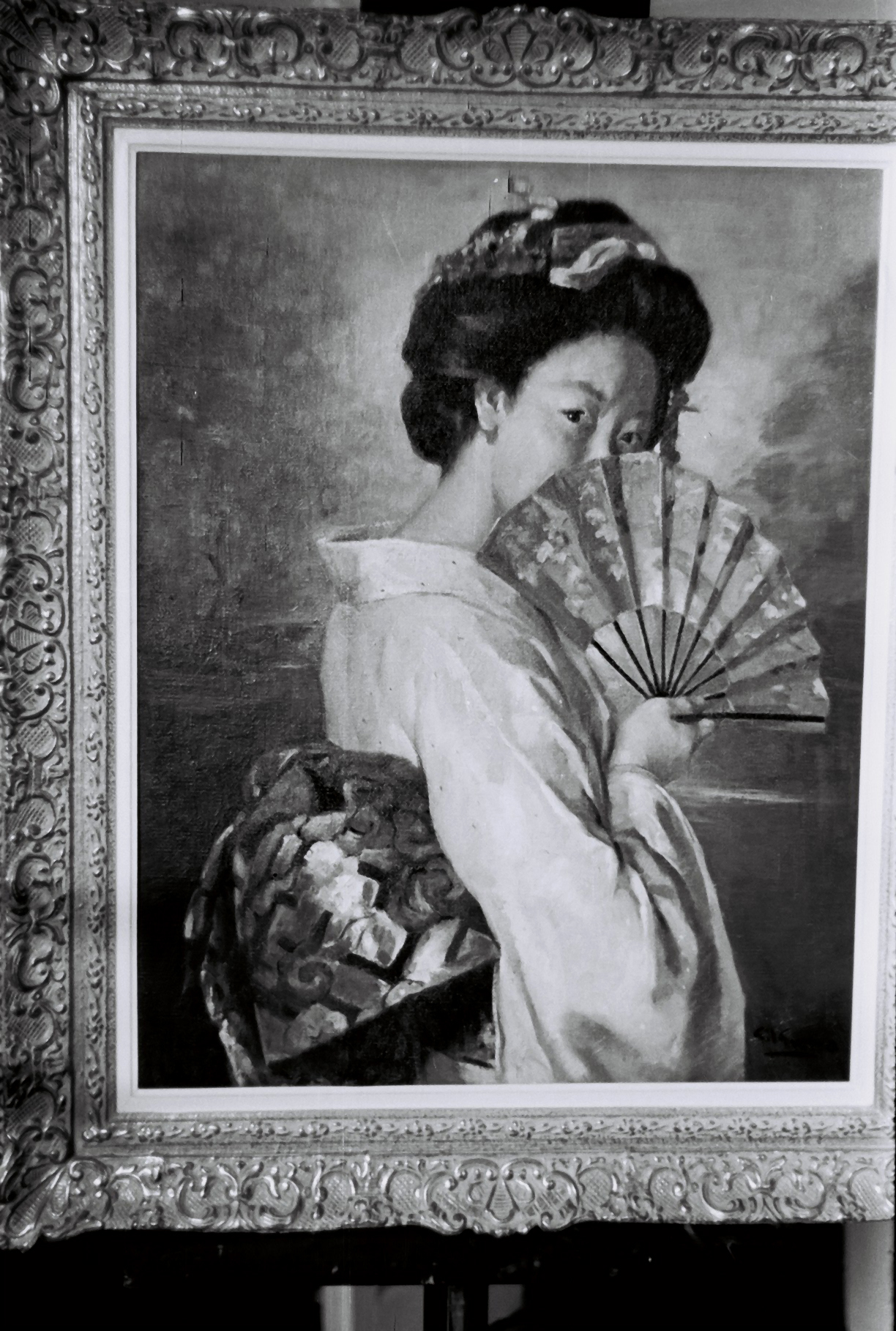 Mujer con abanico, null