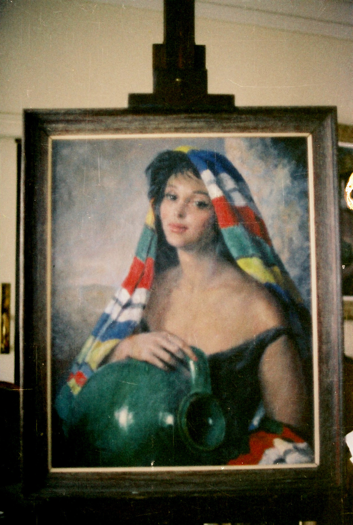 Joven con cántaro, null