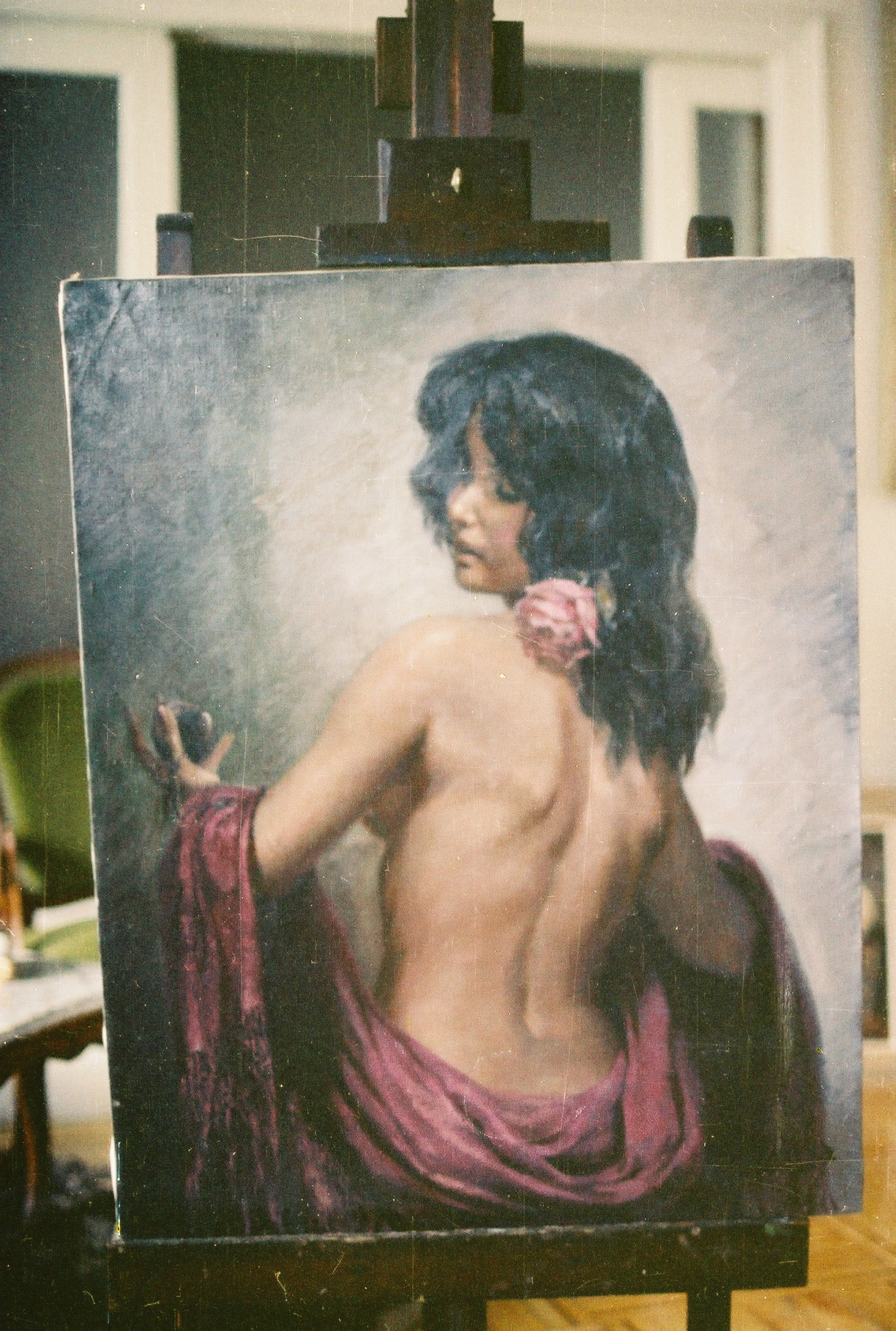 Mujer de espalda, null