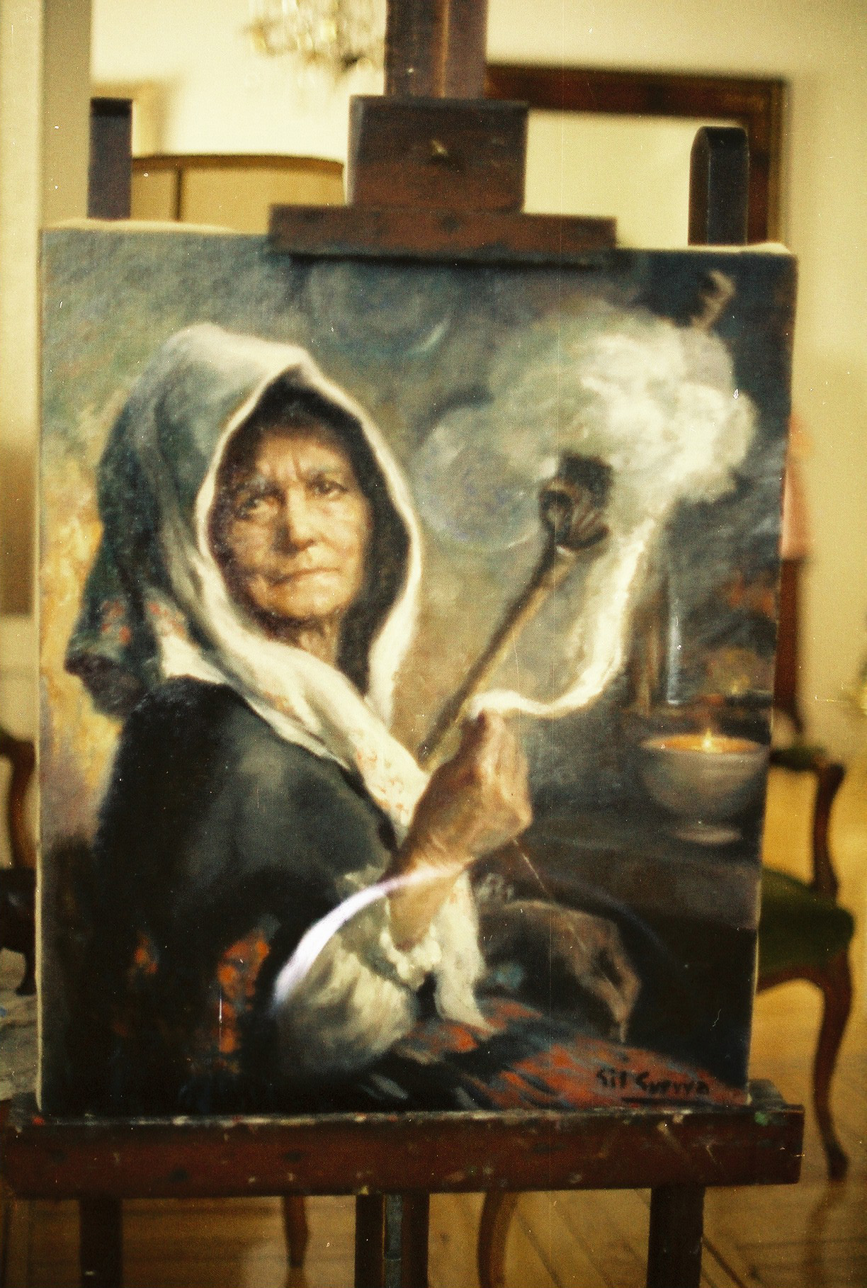 Vieja hilandera, null