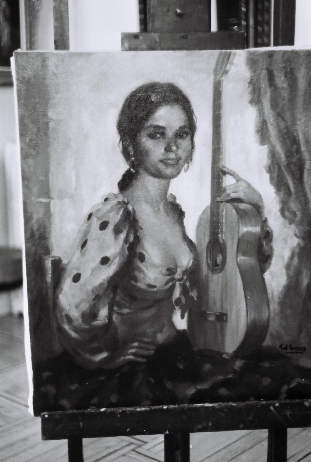 Sevillana con guitarra, null