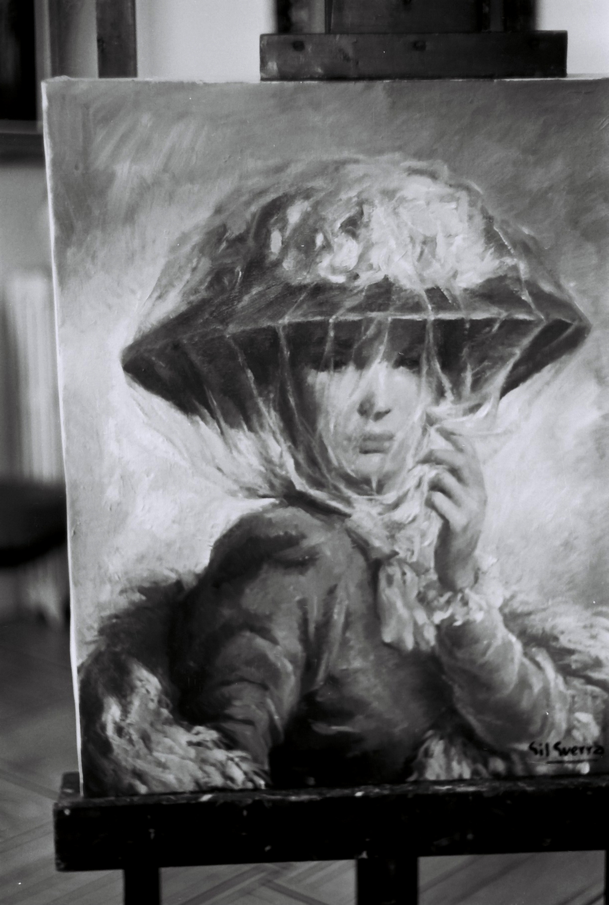 Dama con sombrero, null