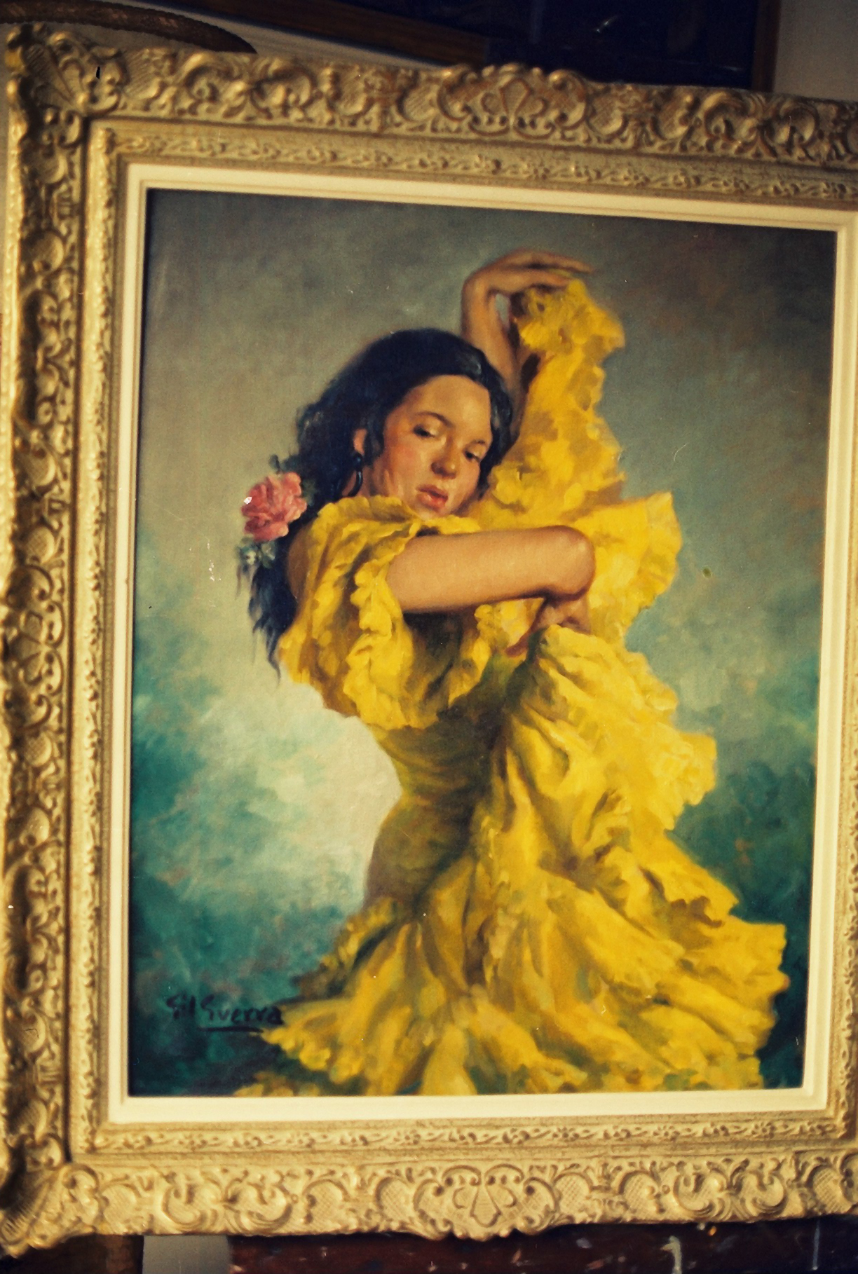 Bailaora en amarillo, null