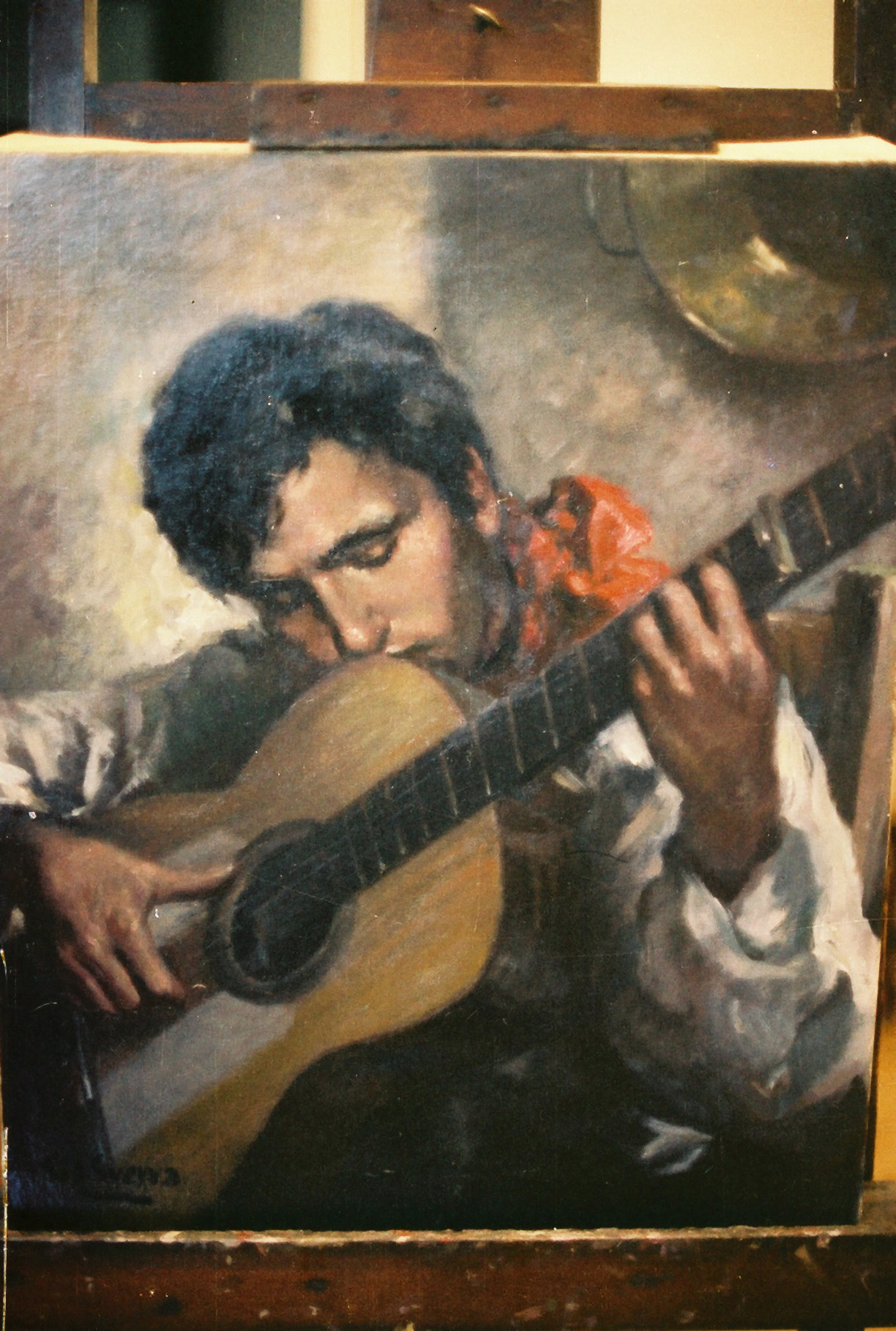 El guitarrista flamenco, null